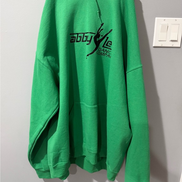 Abby Lee Dance Company  Jerzees Green Women's Sweater - Picture 2 of 5